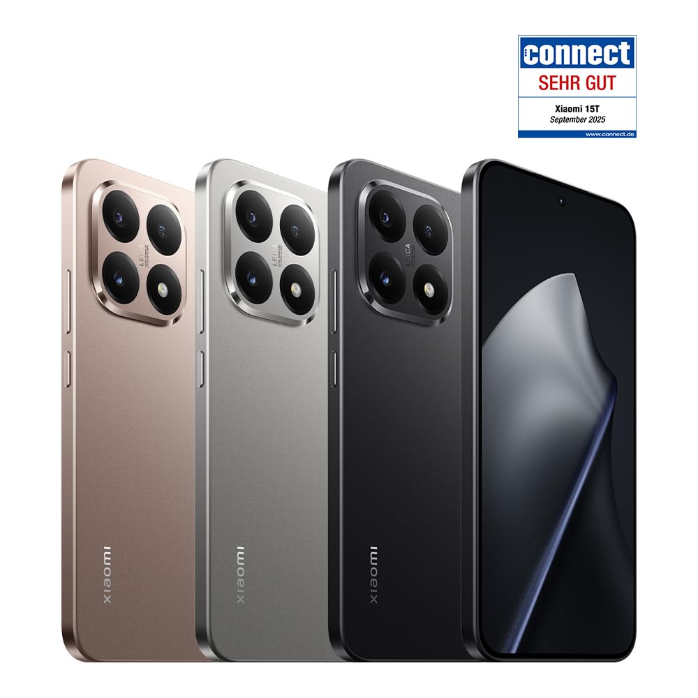 XIAOMI 15T, Smartphone 12+256GB, 6,83" 120Hz augenschonendes Display, MediaTek Dimensity 840... Ansicht 5