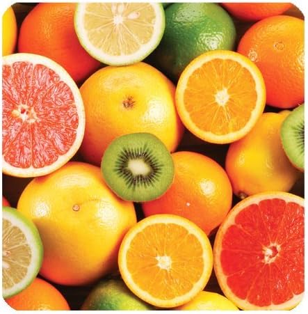 Cool All Fresh Fruit Custom Square Coaster