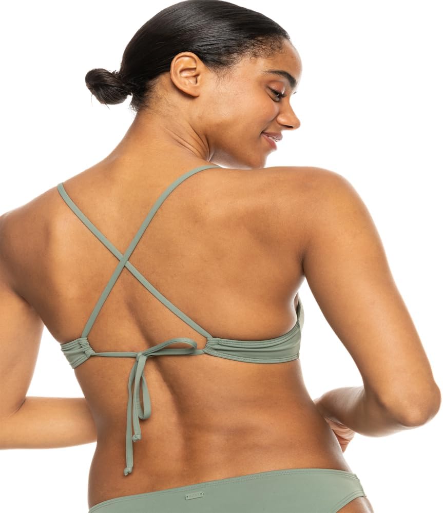 Roxy Women's Bikini Top – UPF 50+, Quick-Dry, Removable Pads, Swimsuit Top, Surf & Beachwear - Image 2