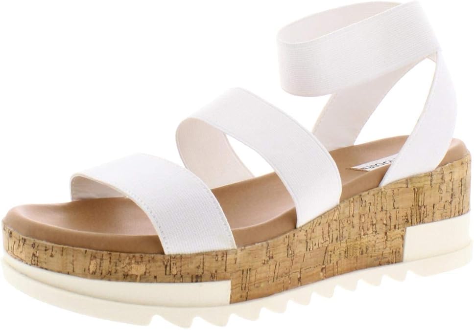 white platform wedge sandals