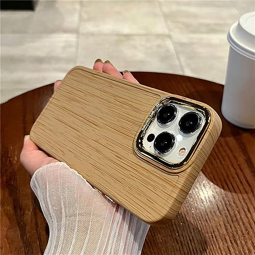 Coque iPhone X anti-rayures grain bois silicone flexible