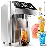 WantJoin Fructose Dispenser Commercial - 16 Weight Settings Automatic Sugar Dispenser Machine 8L/8.5Qt Syrup Quantitative Machine for Beverage with Measuring Cup Mixing Stick Bubble Tea Equipment,350W