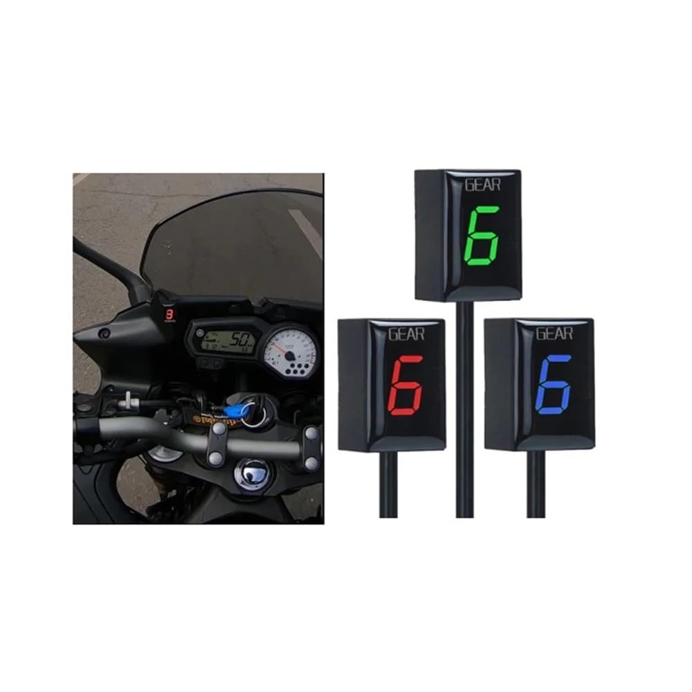 indicatore marcia della moto Indicatore Marcia Per Yam&aha FZ8 FZ6 XT1200Z XVS950C Moto 1-6 Livello Di Visualizzazione Della Velocità Tabella Di Visualizzazione Della Marcia
