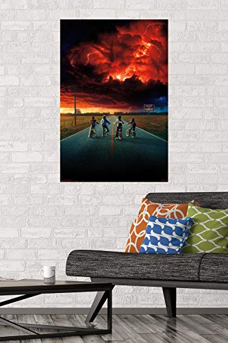 Trends International Netflix Stranger Things: Season 2 - Key Art Wall Poster, 22.375" X 34", Poster & Mount Bundle #TOP1
