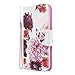 Produktbild LEMAXELERS Galaxy S9 Hülle,Samsung Galaxy S9 Handyhülle Pfingstrose Blumen Mädchen Flip Case PU Leder Cover Magnet Schutzhülle Tasche Skin Ständer Handytasche für Samsung Galaxy S9,HX Peony Flowers