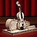 ROKR Wooden 3D Puzzles for Adults Violin, Musical Instrument Model Kit 3D Puzzles to Build, Desk Decor/DIY Hobbies/Gifts for Family and Friends (Violin)