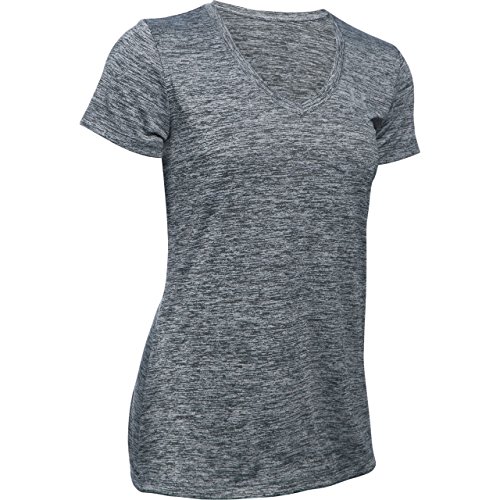 Image of Under Armour Womens Tech V-Neck Twist Short-Sleeve T-Shirt