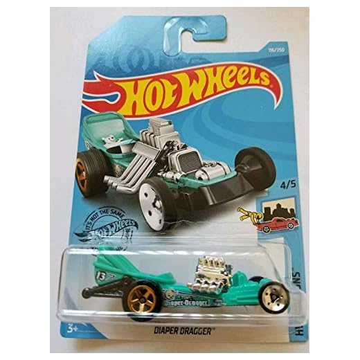 Hot Wheels 2019 Hw Ride-Ons Diaper Dragger, Blue 116/250