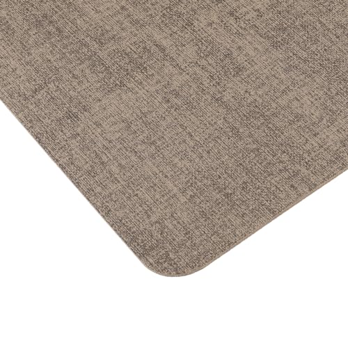 Sets de table imperméables kaki 43x30cm simili cuir résistant lot de 6