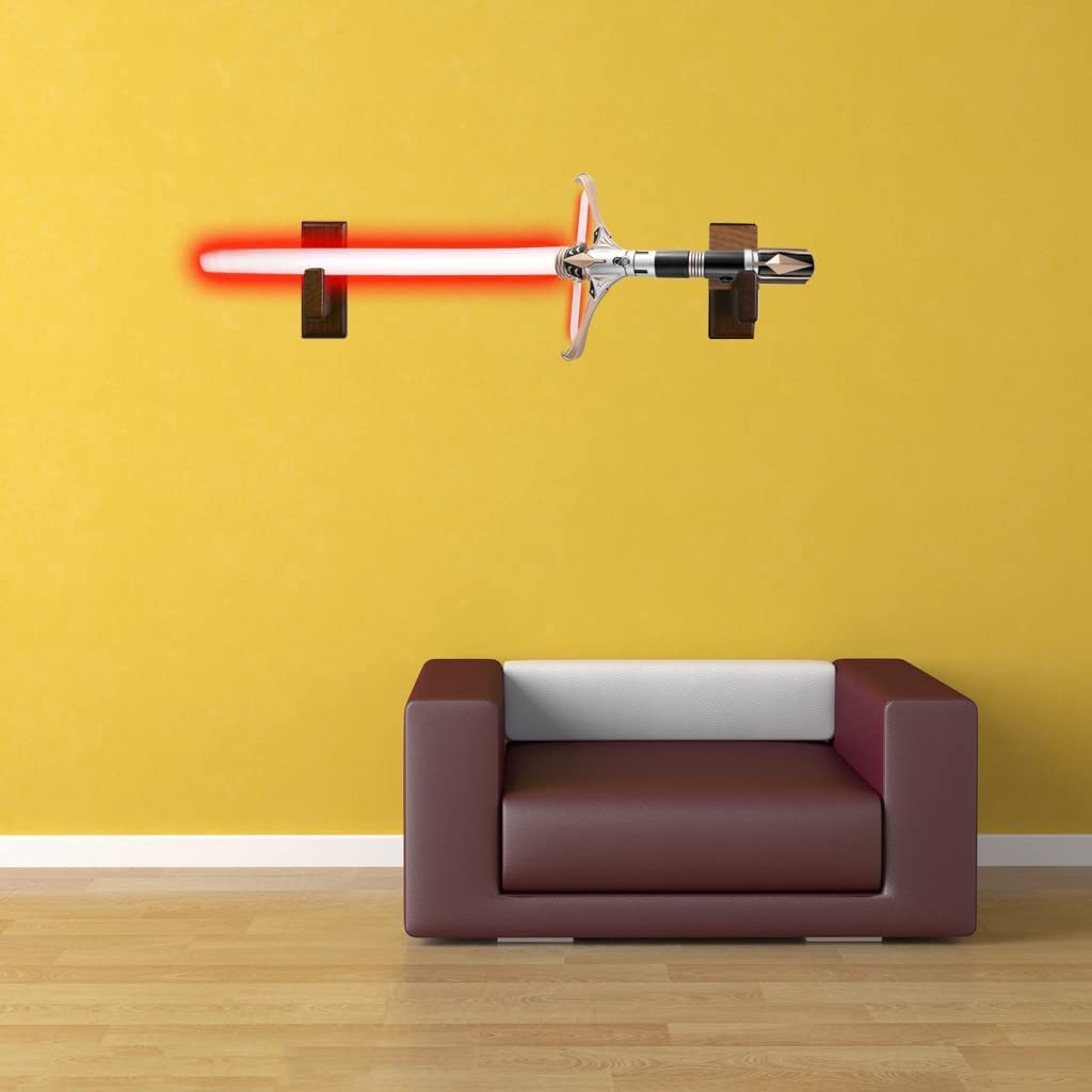 Présentoir En Bois Pour Sabre Laser Et épées - Support Réglable Et Doublure Douce