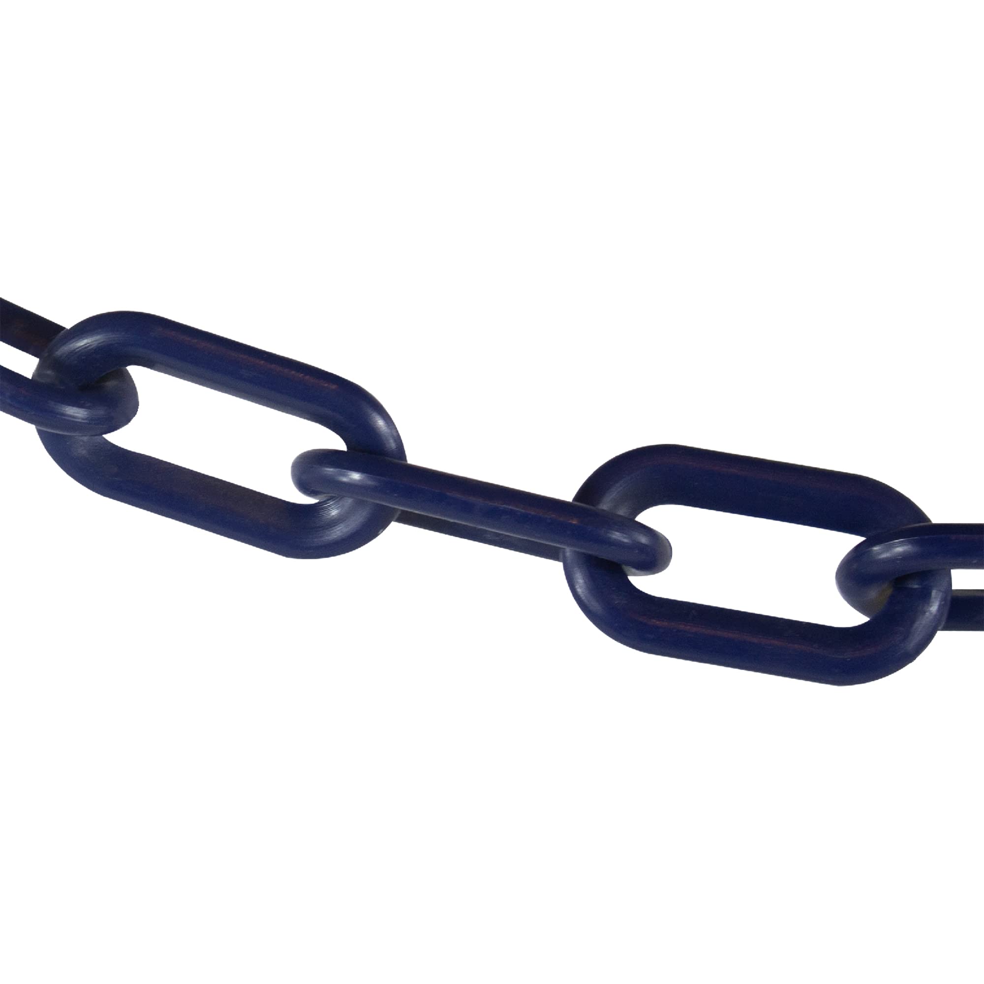 Mr. Chain 2 Inch X 25 Feet Cobalt Blue Reflective Plastic Barrier Chain ...