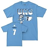 NIL Store Seth Trimble UNC Men's Basketball Mascot Carolina Blue Tee