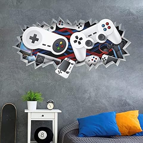3D Game Wall Stickers for Boys Cover