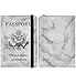 HerriaT Leather Passport Holder Cover Case RFID Blocking Travel Wallets Card Case