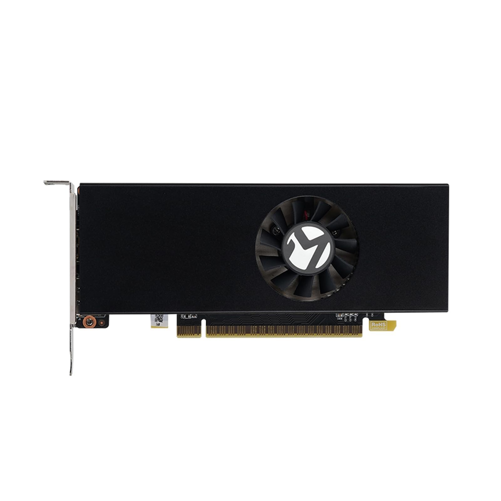 maxsun GEFORCE GTX 1050 - Tarjeta gráfica para videojuegos de perfil bajo de 4 GB, GDDR5, 128 bits, mini delgada, factor de forma pequeño, SSF, diseño de perfil bajo, DisplayPort, HDMI