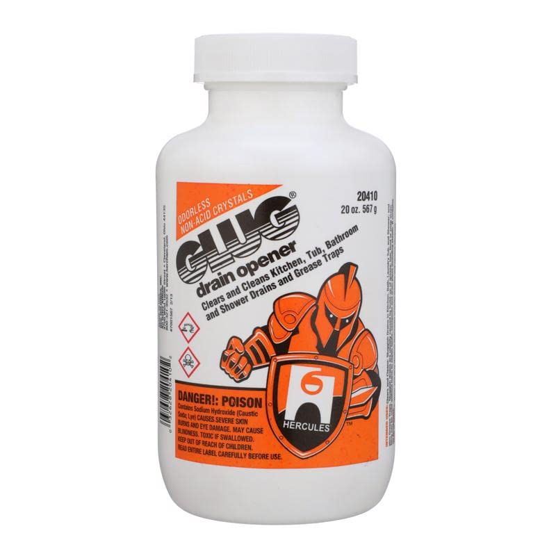 Oatey Hercules Glug Crystal Drain Opener 20 oz. - Case of: 24