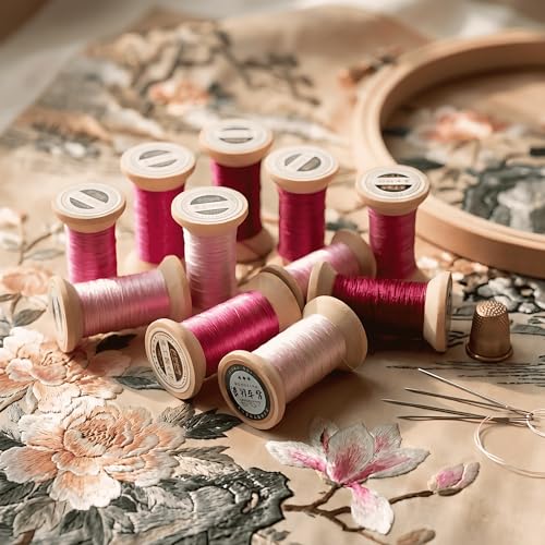 Image of Natural 100% Mulberry Handmade Embroidery Silk Thread Silk Floss (39)