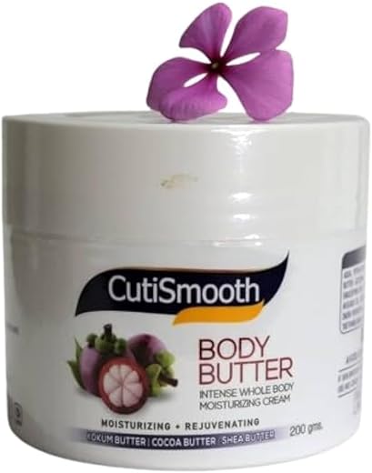 CutiSmooth Body Butter, Intense Whole Body Moisturizing Cream, (200g)