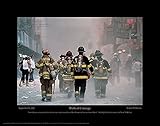 'Walk of Courage' 9/11 Firefighter Photo 22x28 Poster Print