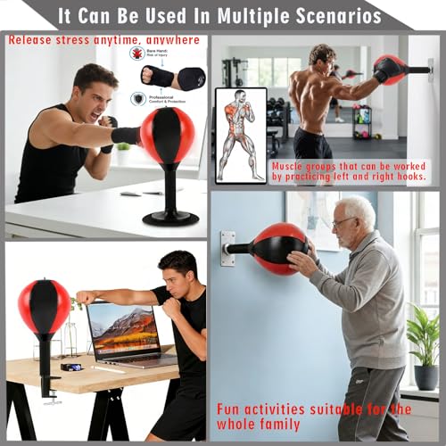 image for Generic Desktop Focus Punching Bag for Stress Relief and Boxing Traini