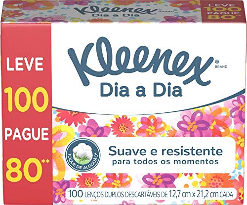 Kleenex Klennex Lenço Classic 100 Unidades Modelos/Cores Sortidos