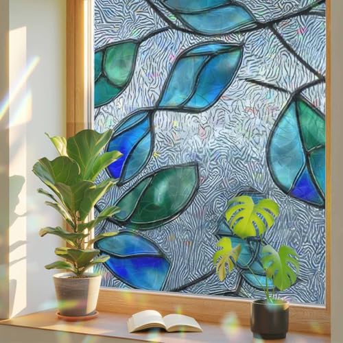 Película decorativa de ventana Rainbow 35.4 x 78.7 pulgadas miniatura 1