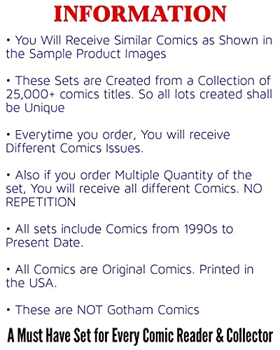 Image of Marvel Comics | Best of Marvel Comics | Pack of 10 Comics | All Different Issues | Original Comics from USA | Issues from 1990s to Present Date