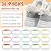 Mabor 30Pcs Waterproof Daycare Labels, Shoe Name Tags for Clothes, School Bags, Water Bottles, School Supplies, Writable Name Labels for Distinguish Children's Items