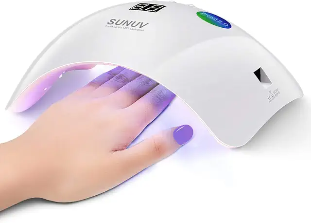 SUNUV UV LED Nail Lamp - Professional Nail Dryer with Timer & Sensor for Home & Salon