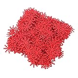 plus gros flocon de neige [CRÉATEUR D'ATMOSPHÈRE FESTIVE] Les belles options de couleurs rouge et ajoutent un charme de vacances vibrant à n'importe quel espace.Ces décorations brillantes rehaussent instantanément l'ambiance de votre fête en créant une ambiance de fête parfaite pour Noël, Halloween ou des anniversaires spéciaux.
