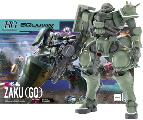 【HG】GQuuuuuuX ザク(GQ) 1/144スケール 色分け済みプラモデルのサムネイル