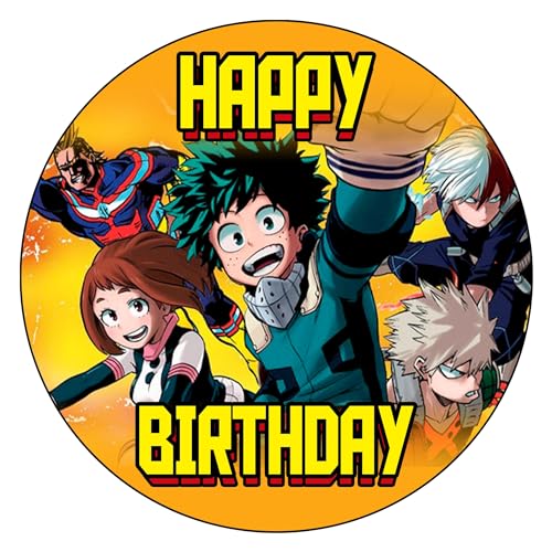 7.5x Inch Edible Cake Toppers – Academia Themed Birthday Party