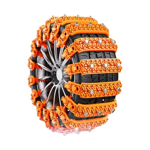Cadenas de nieve para coche que evitan los deslizamientos de los neumáticos en pleno invierno