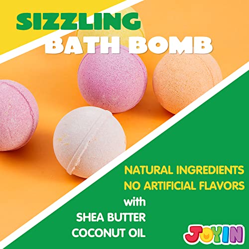 Joyin Bath Bombs With Rubber Ducks Toy, 6 Packs Bubble Bath Bombs With Duck Toys, Spa Bath Fizzies Set, Great Gift Set For Birthday, Christmas For Boys And Girls #TOP5