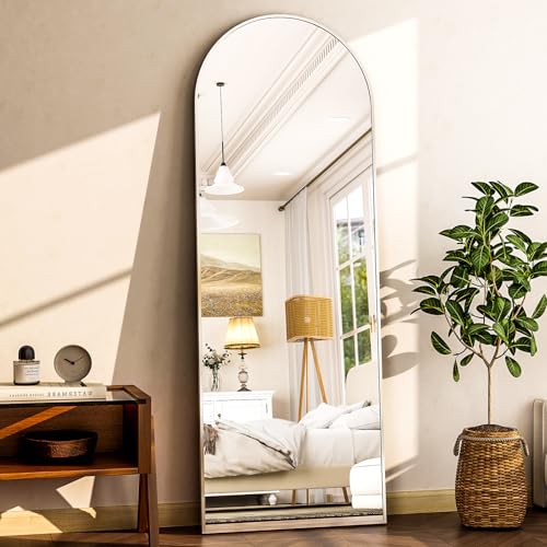 HARRITPURE 64x21 Arched Full Length Mirror Free Standing Floor Mirrors