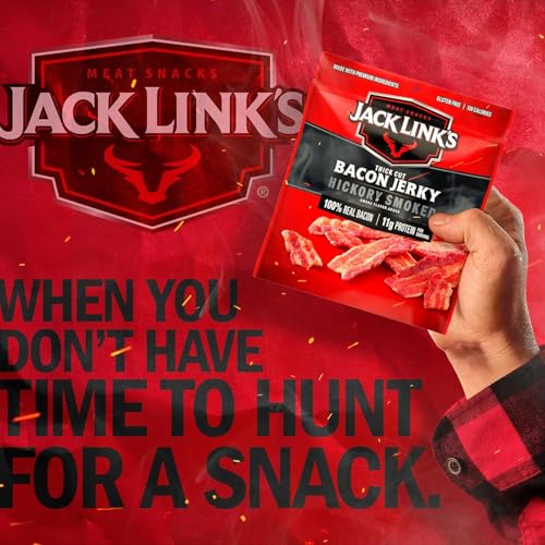 Jack Link's Hickory Smoked Bacon Jerky, 2.5 oz Bag, 11g Protein per Serving - image 5