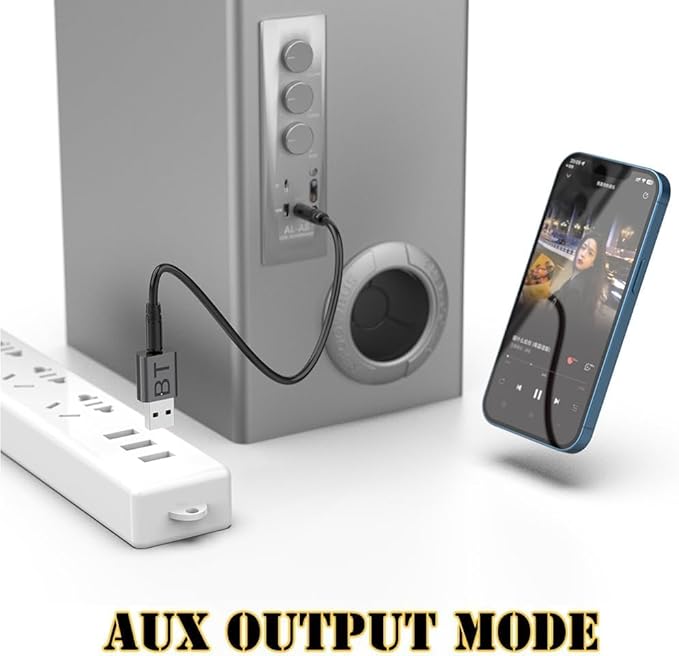 Kit Bluetooth USB para Coche, Receptor de Audio 5.4 miniatura 3
