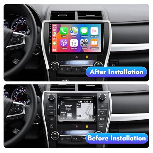 2+32G 10,1 polegadas Android 12 estéreo para carro Toyota Camry 2015-2017 IPS tela sensível ao toque