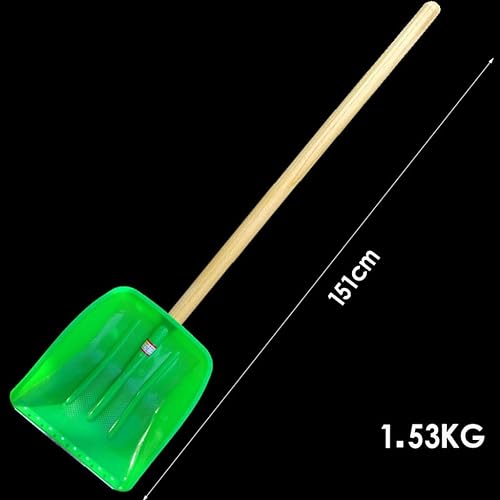 Miniatura 2 de Pala de nieve herramienta de eliminación de nieve, pala de nieve de carretera, resistente al desgaste, placa de hierro para entrada, jardín, coche,