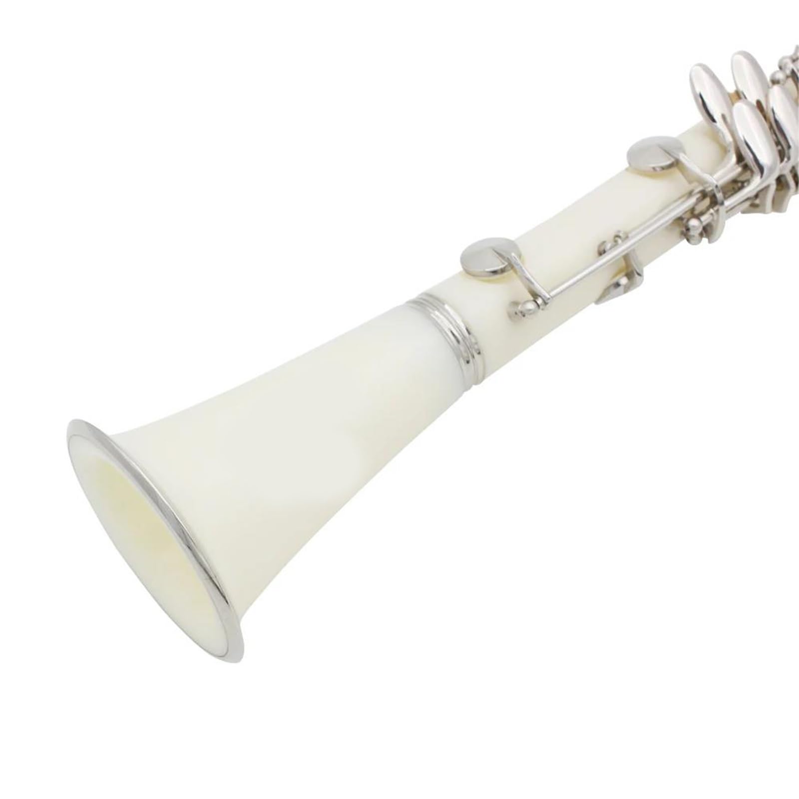 Clarinete Sib Bemol de 17 teclas instrumento de viento madera profesional de baquelita con caja de piezas Tocando Clarinete
