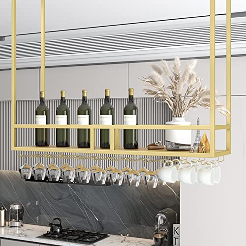 Support de verre à vin mural et plafond pour libérer vos placards