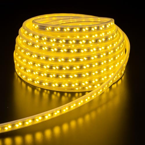 Image of XERGY 15 Meter LED Rope Light - 72 LEDs /M, Warm White, Waterproof Flexible Decorative Lights for Home, Garden, Balcony, Party, Wedding & Festival Decoration