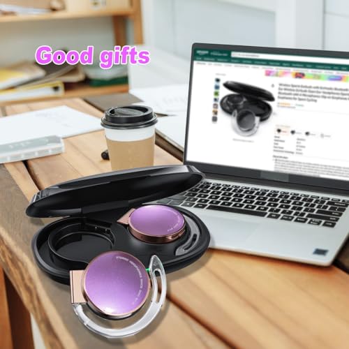 Clip on Headphones Wireless Bluetooth 5.3 On Ear Headphones Wireless Headphones Ear Hook with 4 Microphones Earbuds Wireless Earhooks Earphones Wireless Bluetooth Earhook for Home/Office/Travel - Image 3