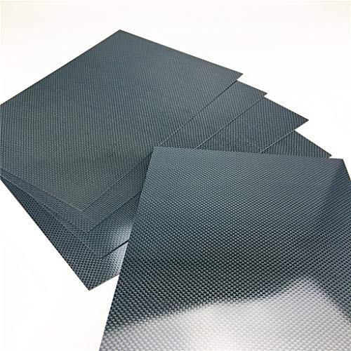 Fibra de carbono 100 % en panel negro de 1,5 mm de alta resistencia 7