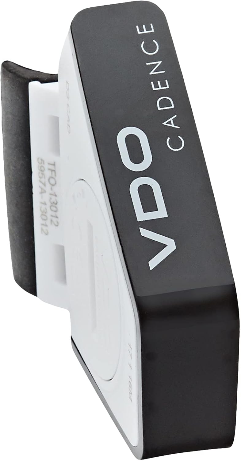 Taraf view of VDO Cadence Transmitter showing mounting bracket