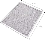 Remplacement du filtre à hotte 99010299 11-3/4" x 14-1/4" × 3/8" pour NuTone Allure WS1 QS2 et Broan QS1 30" Hottes de chasse BPS1FA30 (2 Boîte)