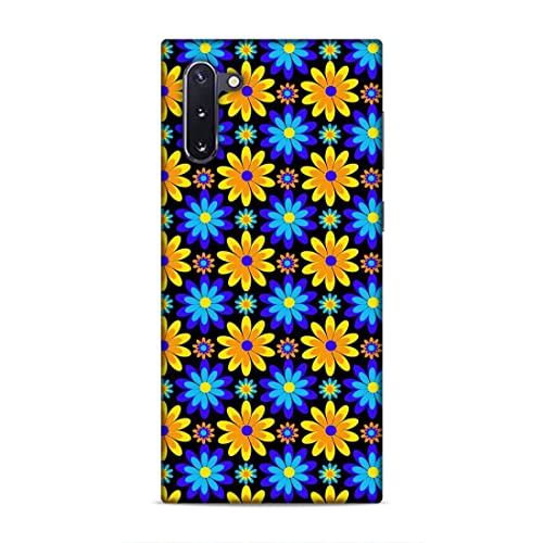 Image of Printed Mobile Back Hard Case Cover for Samsung Galaxy M30 / Samsung Galaxy A40s | Blue, Yellow, Flowers Art, Floral-21