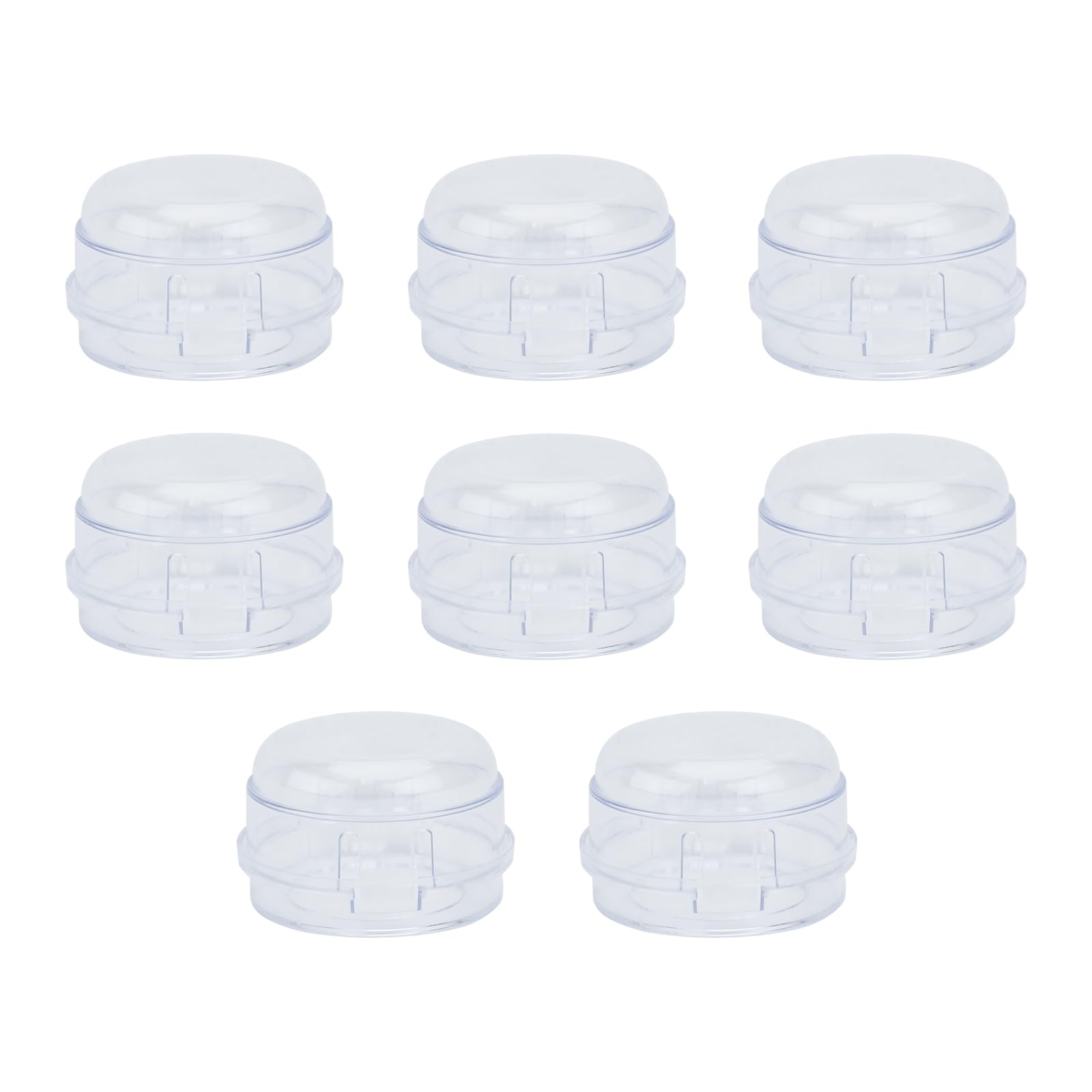 Bekecidi 8 PCS Stove Knob Covers, Oven Locks Child Safety Fire Guard, Cooker Switch Protective Covers, Gas Stove Oven Knob Covers for Child Baby Kitchen Safety (Transparent)
