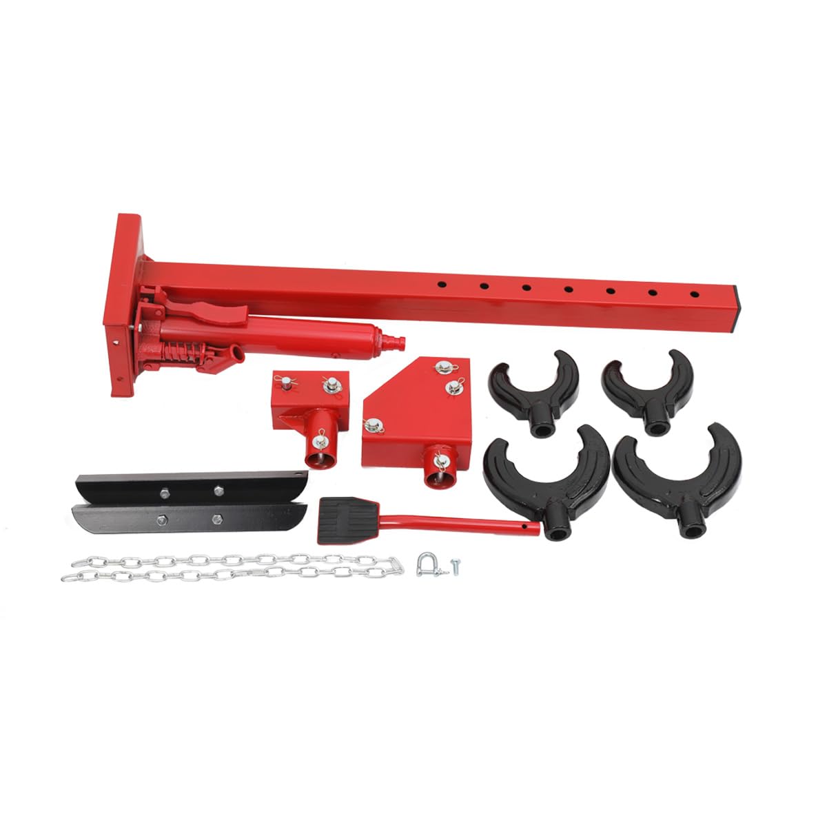 Compresor de muelles 3T para amortiguadores de coche, compresor hidráulico de amortiguadores, kit de prensa de amortiguador con muelle de suspensión, con 7 agujeros para pedal de altura