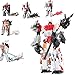 CLNAONG 5 en 1 devastador bruticus Robot KO Versión Silverbolt, Slingshot, Skydive, Airraid, Fireflight Action Figure Movie G1